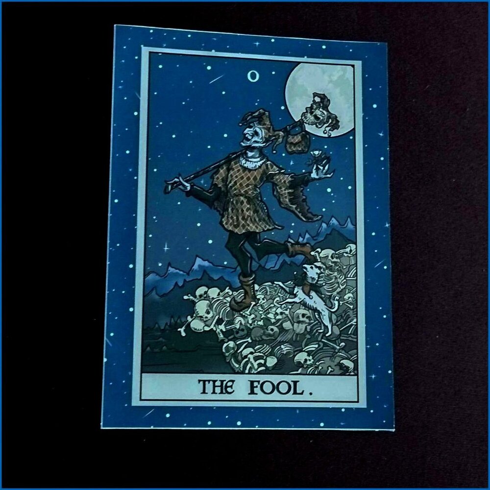 New- Terror Tarot Major Arcana Tapestry "The Fool"